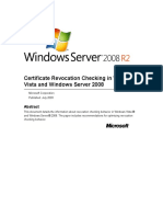 (Win2k8) Certificate Revocation Checking in Windows Vista and Windows Server 2008
