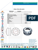 Línea: Aros de Acero: Código Interno Fujlla0001 Aro Disco Acero 8.25 X 22.5 Europeo Gris Suntech