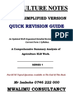 Form 1 Agric Simplified Notes
