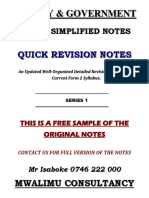 f2 History Simplified Notes SP