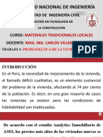 Trabajo 1.-Problemática de La Vivienda en El Perú