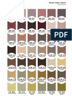 Rock Color Chart - Munsell