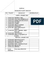 Jadwal Gerakan Pramuka