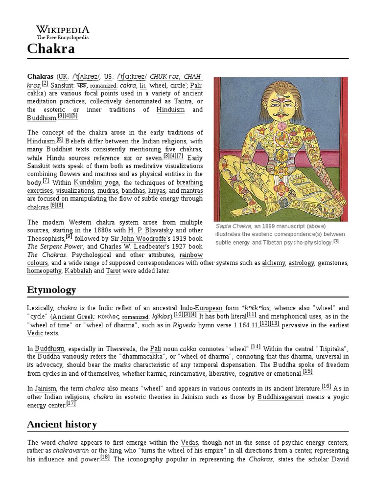 Chakra Pdf Chakra Kundalini