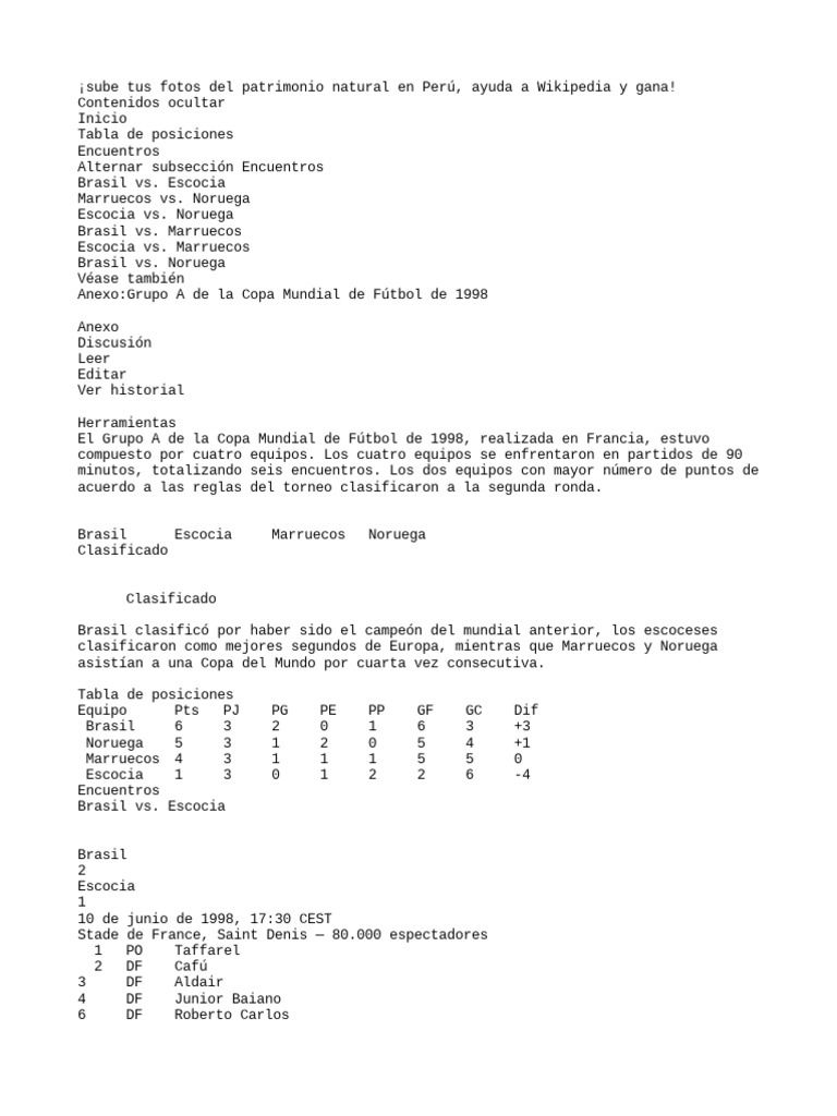 Copa 1998 PDF Asociación Nacional de Equipos de Fútbol Deportes