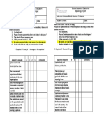 Second Learning Evaluation Speaking Rubric