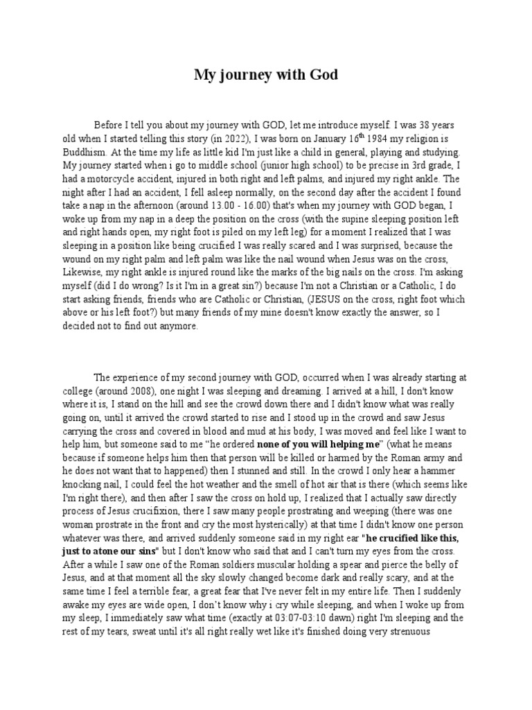 My Journey With God Download Free Pdf Jesus Crucifixion