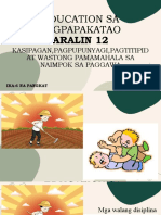 Education Sa Pagpapakatao Report Aralin 12