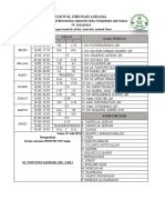 Jadwal Terbaru Asrama Ppnhwi