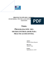 Titulo:: Rogramación Del Microcontrolador para Prácticas Docentes