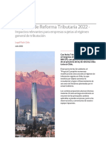 Impactos Relevantes para Empresas Sujetas Al Regimen General de Tributacion (Reforma 2022)