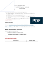 Fu - Detailed Lesson Plan in Physical Education