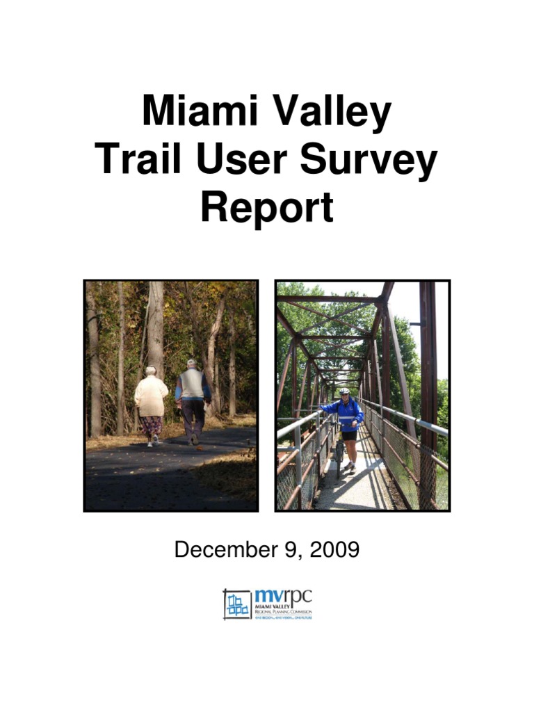 Miami Valley Trail User Survey Report | PDF | Trail | Survey Methodology
