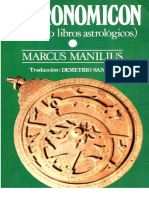 Marcus Manilius - Astronomicon (Los Cinco Libros Astrológicos) 1982