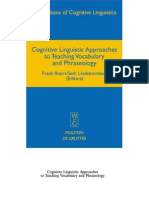 48159813 Cognitive Linguistic Approaches to Teaching Vocabulary and Phraseology