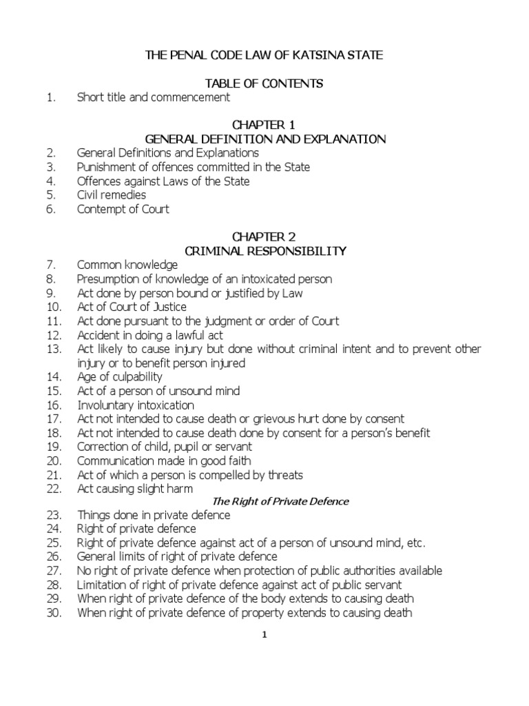 Penal code law katsina state 2021 pdf aiding and abetting forgery