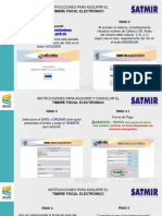 Instrucciones para Timbre Fiscal Electrónico | PDF | Transferencia ...