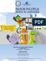 Constitución Política de La República de Guatemala, Versión Ilustrada para Niños y Niñas Español