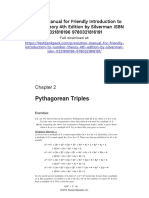 Friendly Introduction To Number Theory 4th Edition by Silverman ISBN Solution Manual