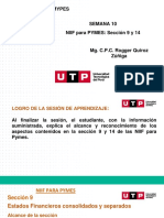 S10.s1 NIIF para PYMES. Sección 9 y 14