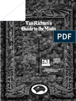 Van Richtens Guide To The Mists - 3.5E