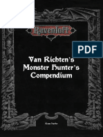 Van Richten's Monster Hunter's Compendium - Pathfinder