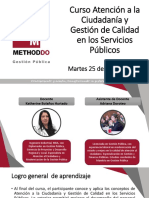 Curso Atencion A La Ciudadanía y Gestion de Calidad en Los SP - Sesion 1