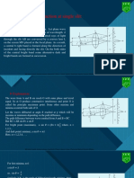 Diffraction Single Slite