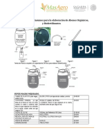 Insumos Requeridos para Elaborar Supermagro y Bocachi