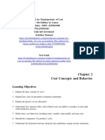 Fundamentals of Cost Accounting 5th Edition by Lanen Anderson Maher ISBN Solution Manual