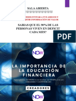 Importancia Eduacion Financiera