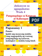 Edukasyon Sa Pagpapakatao Week 4