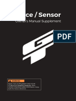 '19 GT Force Sensor Bicycle Owner's Manual PDF