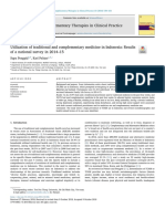 Pengpid, S., & Peltzer, K. (2018) - Utilization of Traditional and Complementary Medicine in Indonesia