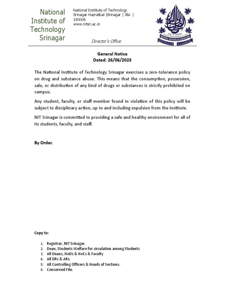 Drug Notice | PDF