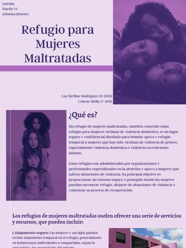 Refugio para Mujeres Maltratadas | PDF | Diseño | Violencia doméstica