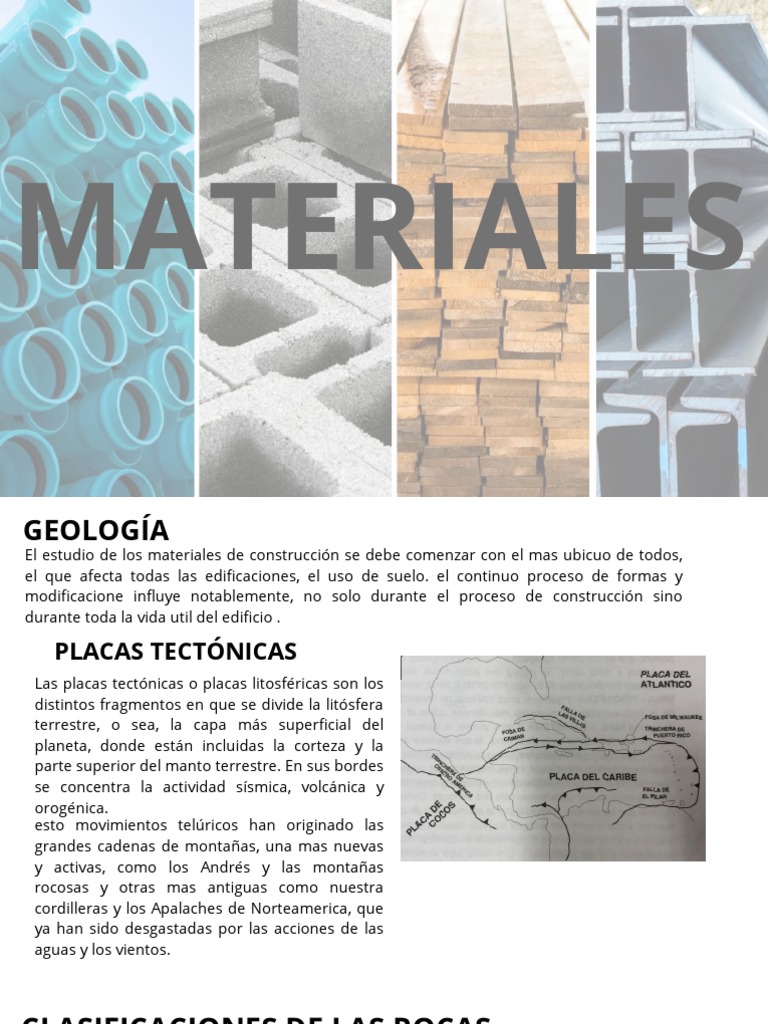 Material Es | PDF | Roca (geología) | Hormigón