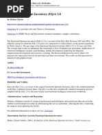 Emotional Quotient Inventory 2.0 EQ I 2.0 | PDF | Emotional ...