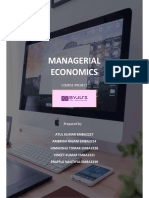 Managerial Economics Project R-1