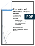 Pragmatics Project PDF
