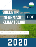 Buletin Informasi Klimatologi 2020