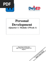 Lesson Personal Development - Lesson 2 | PDF | Self Concept | Feeling