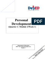 Grade 11-Personal Development-Q1 Module 1