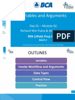 Module 02 - UiPath Studio - Variables and Arguments