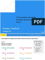 Compare Fractions Greater Than 1 Wednesday AM