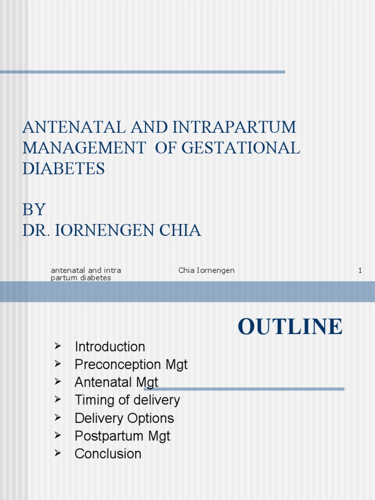 Managing Gestational Diabetes Care | PDF | Childbirth | Diabetes