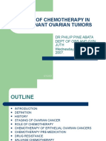 Role of Chemotherapy in Malignant Ovarian Tumors