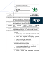 SOP Kebersihan Lingkungan PKM