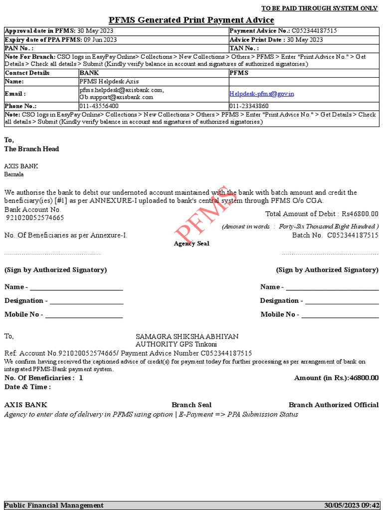 Uniform Grant PDF Banks Payments