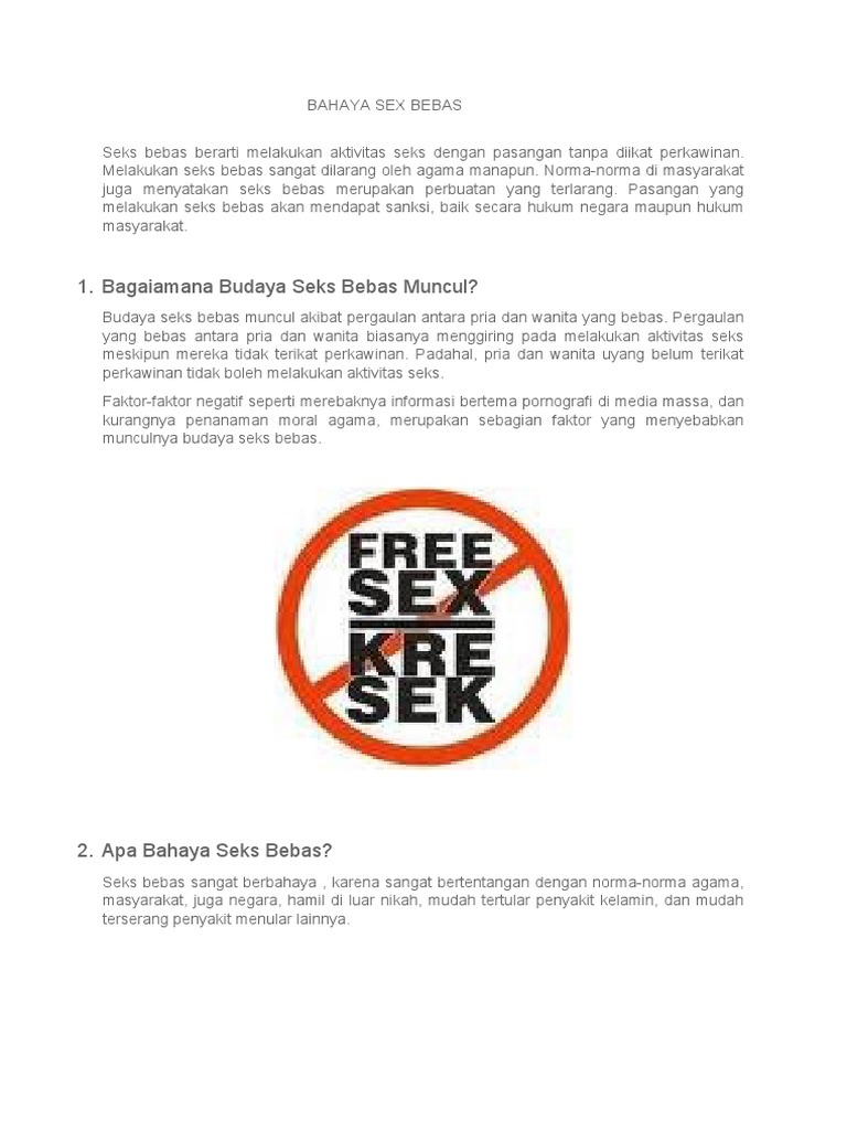 Budaya Sex Bebas Pdf